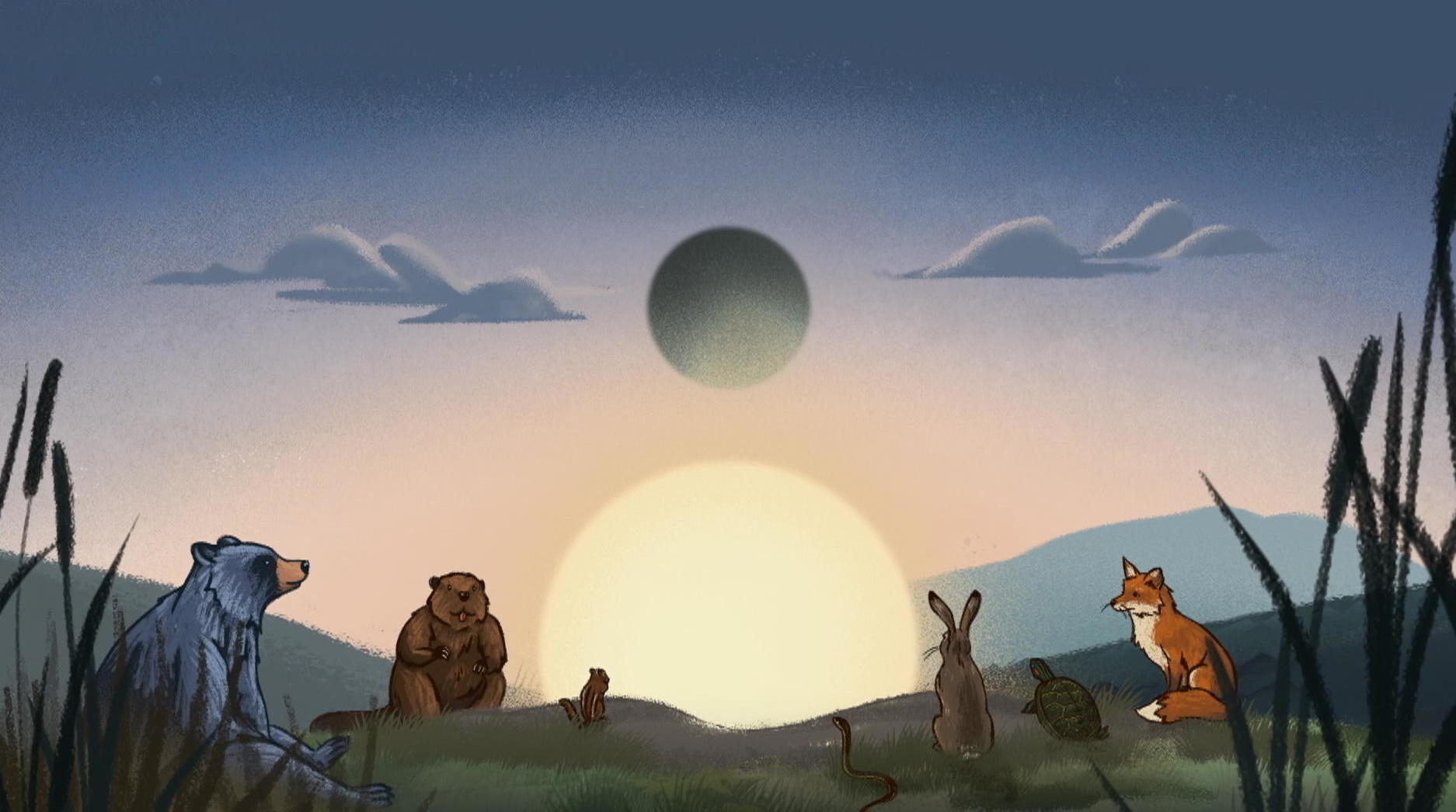 L'origine de la lune et du soleil / La création du monde