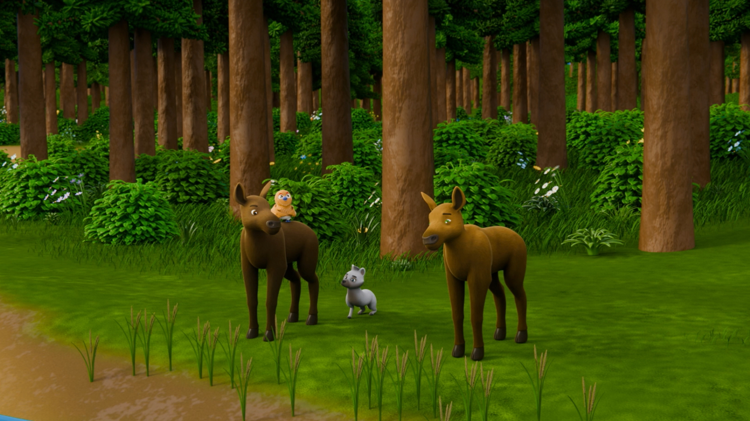 Les traces de l'orignal