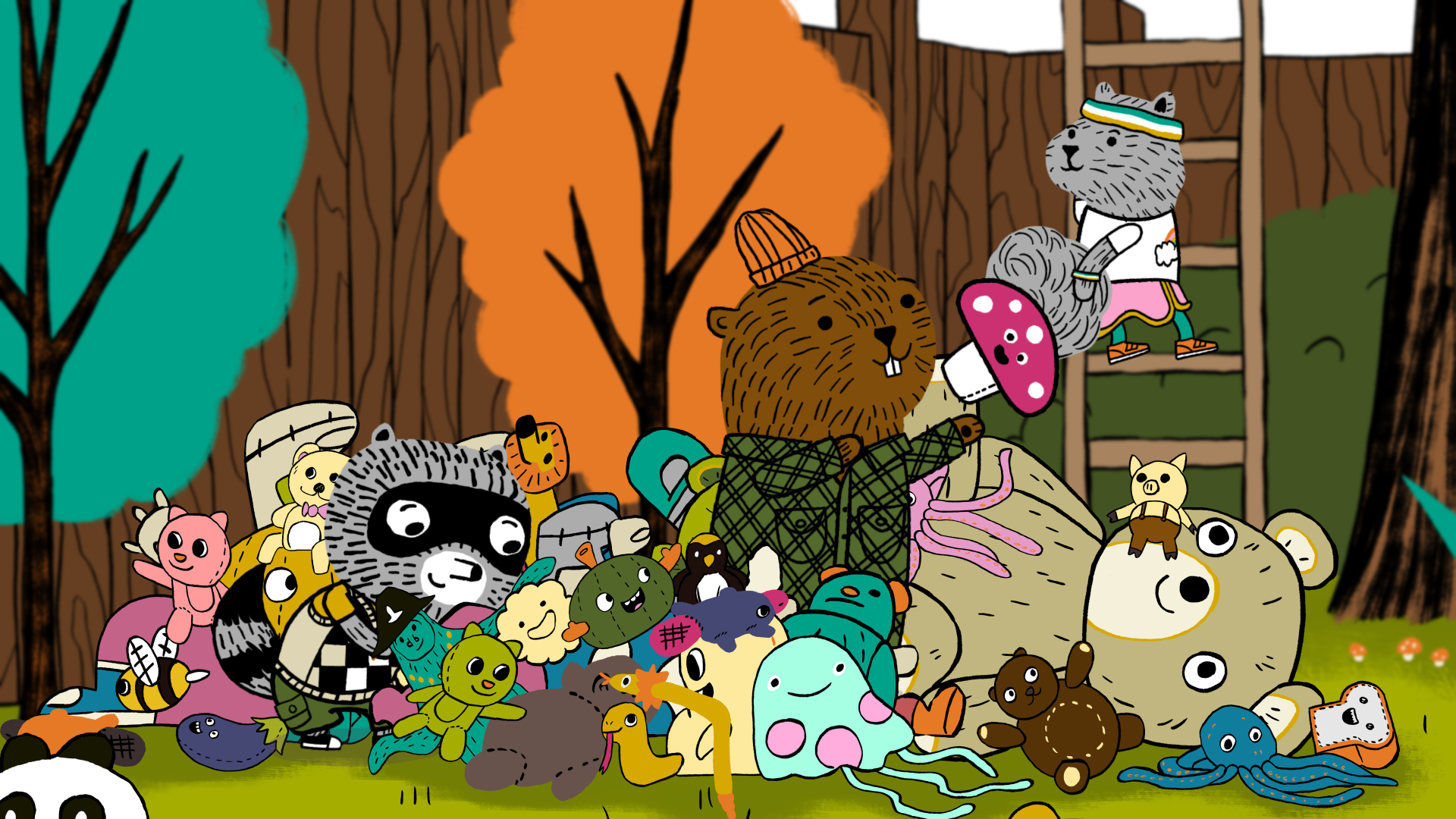 La collection de peluches