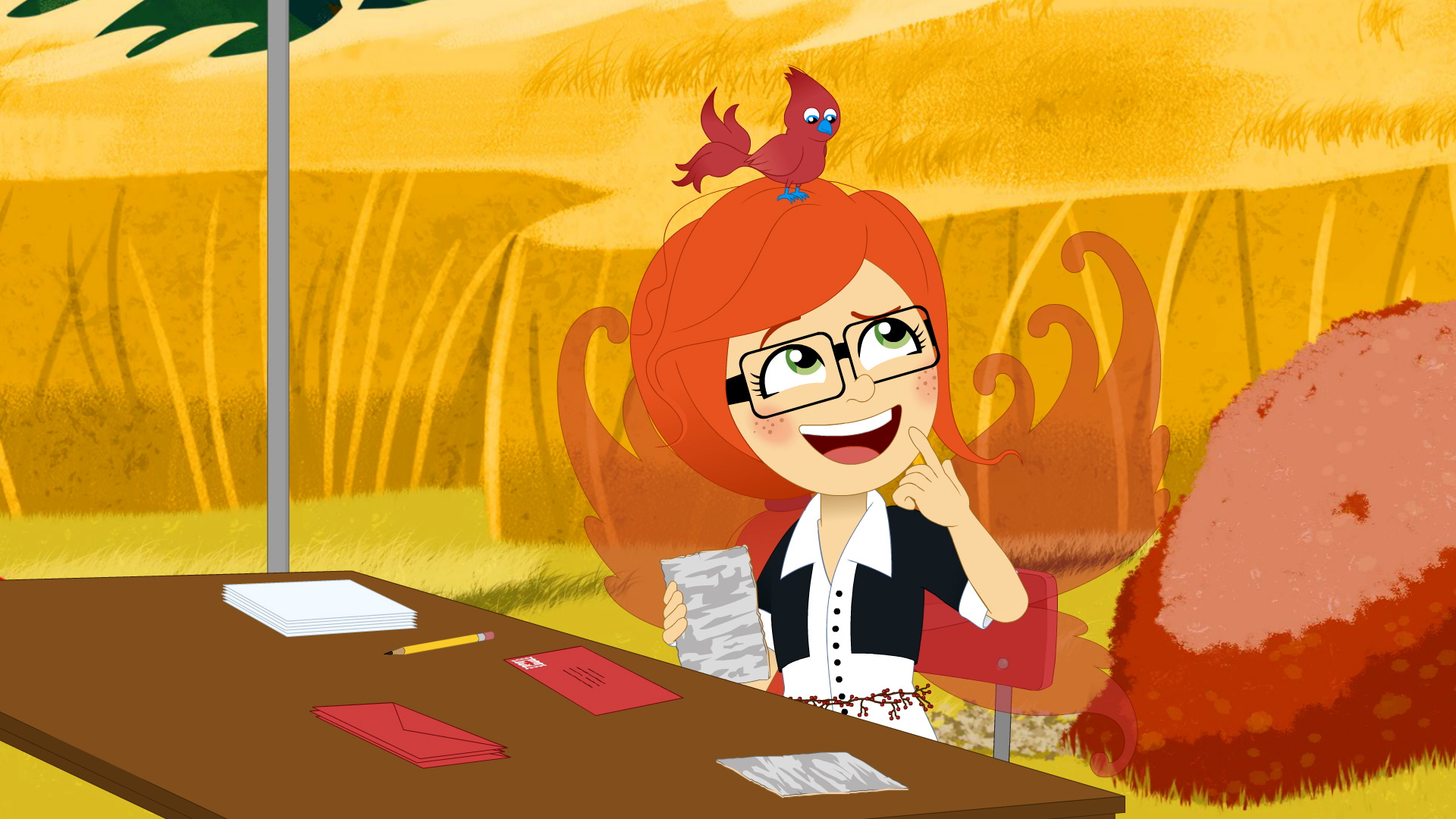 La cabane dans l'arbre - Le beau voyage d'un dessin - Une bouteille à la plage!