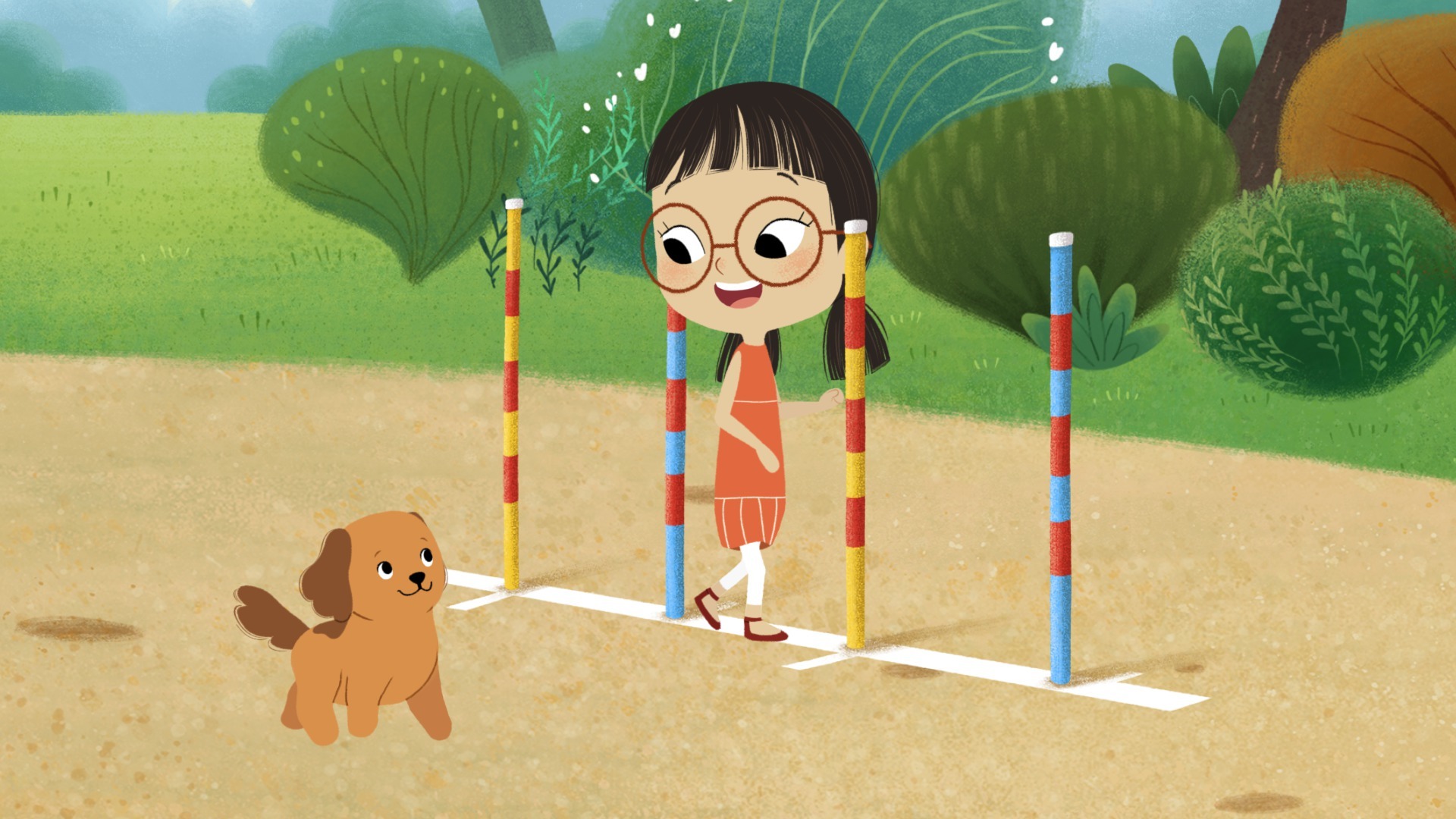 Le camp de dressage de toutous